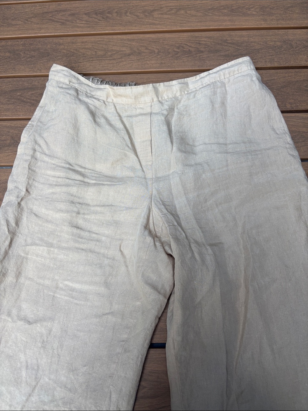 Lafayette 148 pure linen 3/4 length  Pants